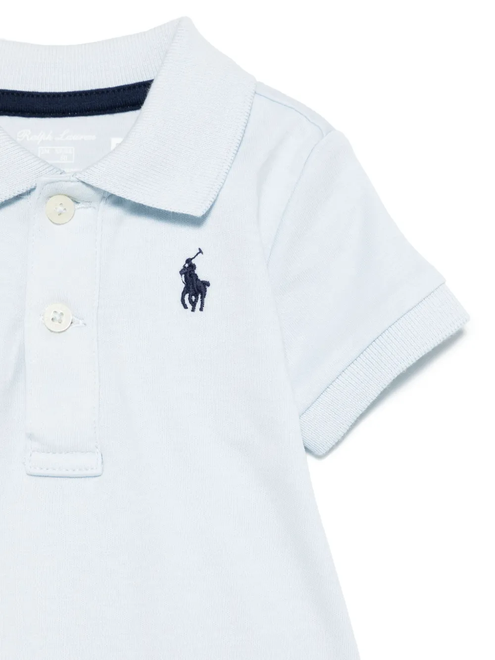POLO RALPH LAUREN KIDS Body met borduurwerk Blauw