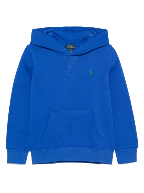 POLO RALPH LAUREN KIDS jersey-texture hoodie