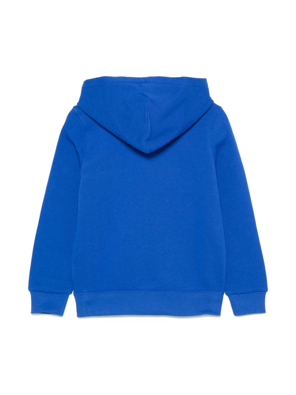 POLO RALPH LAUREN KIDS jersey-texture hoodie - Blauw