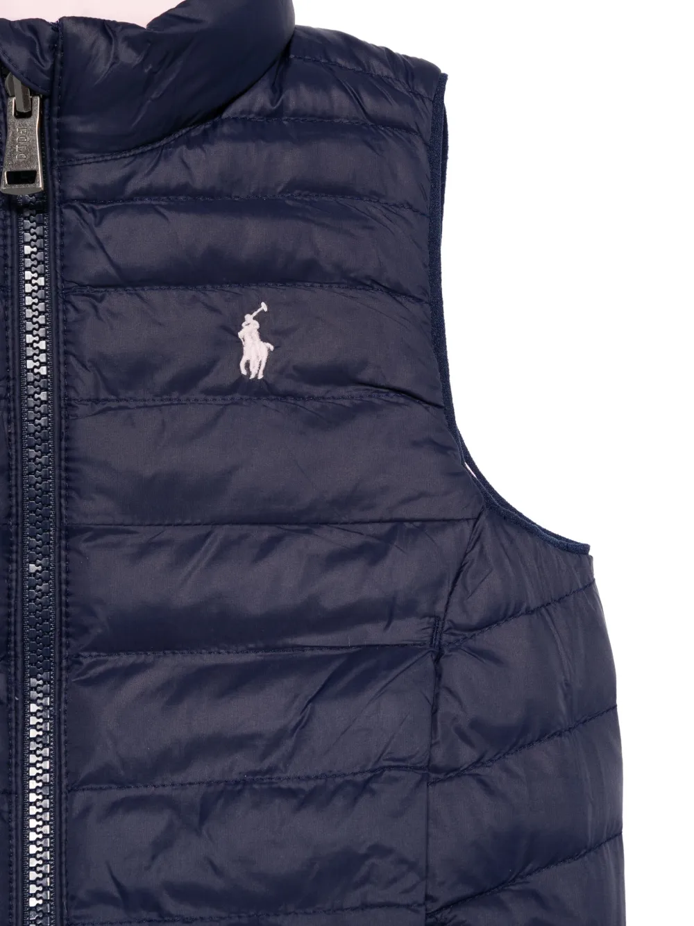 POLO RALPH LAUREN KIDS Gilet met Polo Pony-borduurwerk Roze