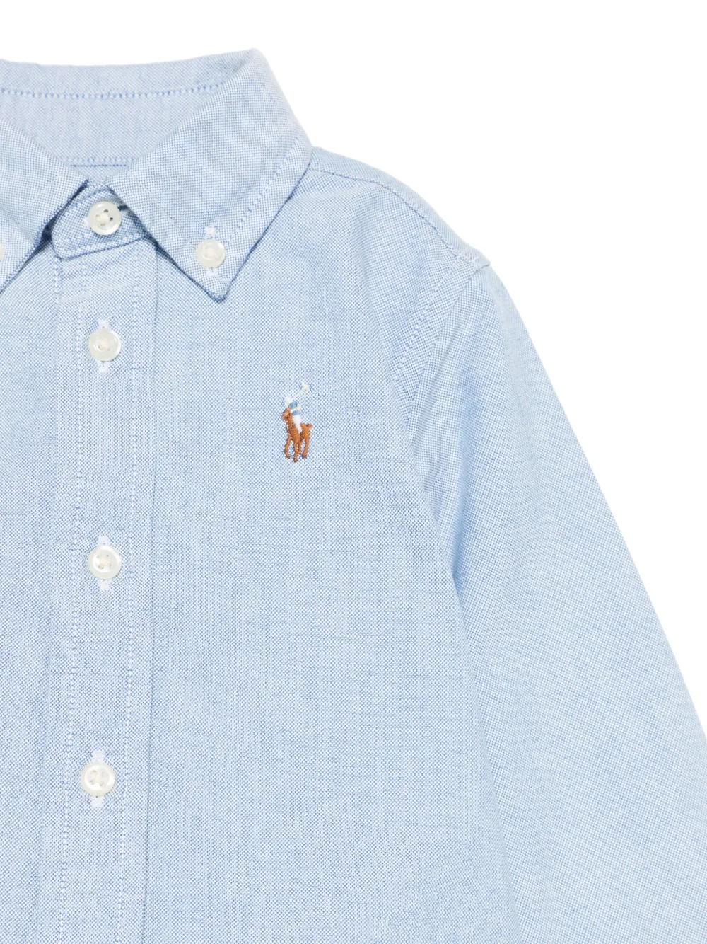 POLO RALPH LAUREN KIDS Shirt met borduurwerk Blauw