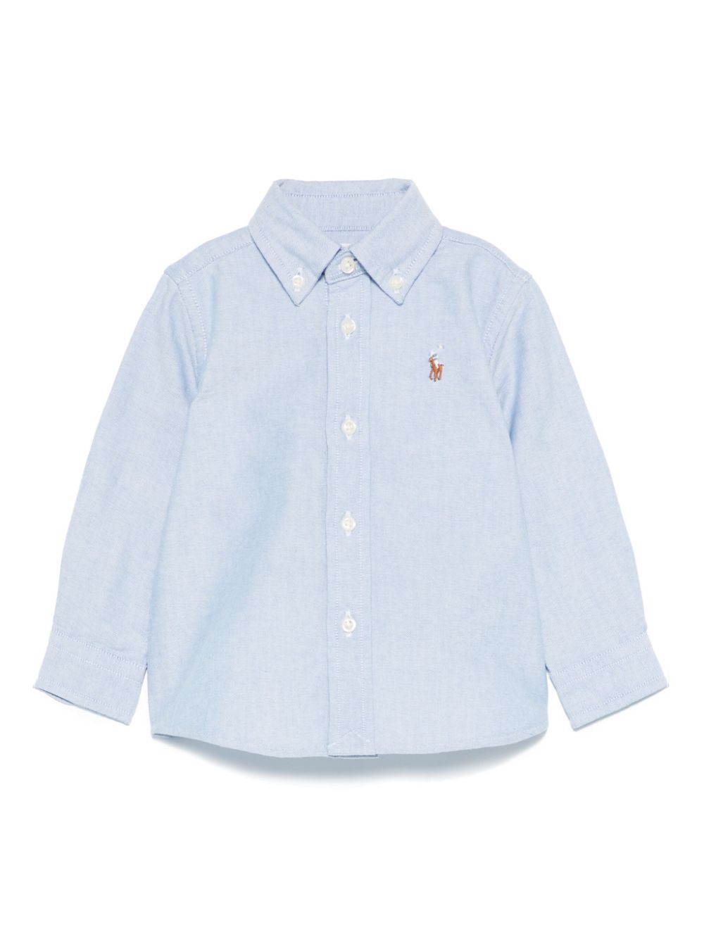 POLO RALPH LAUREN KIDS Shirt met borduurwerk Blauw