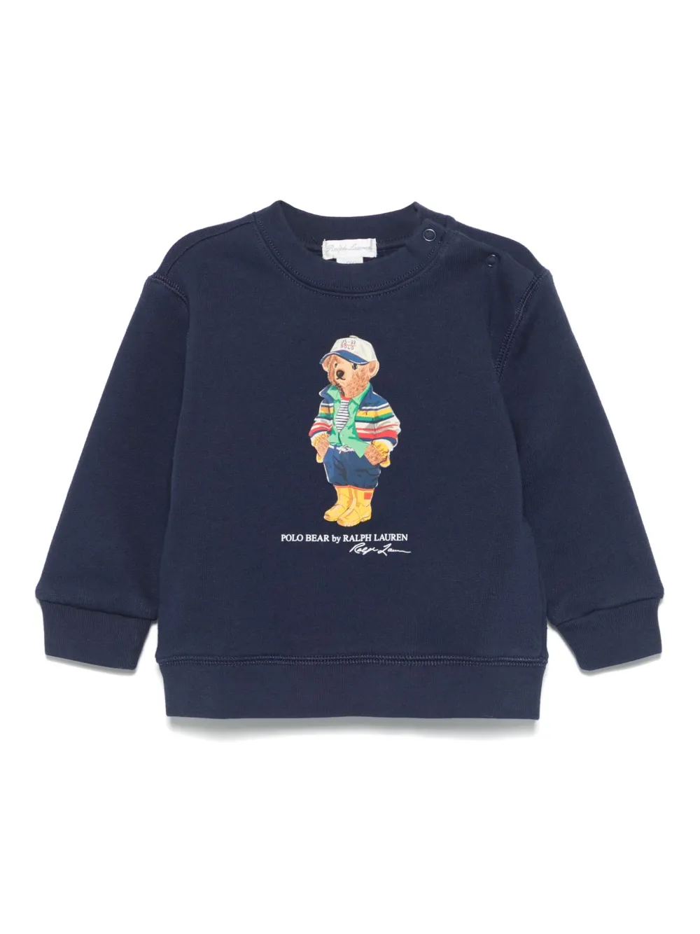 POLO RALPH LAUREN KIDS Sweater met teddybeerprint Blauw