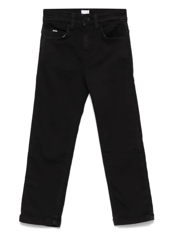 BOSS Kidswear Skinny Jeans Black FARFETCH PH