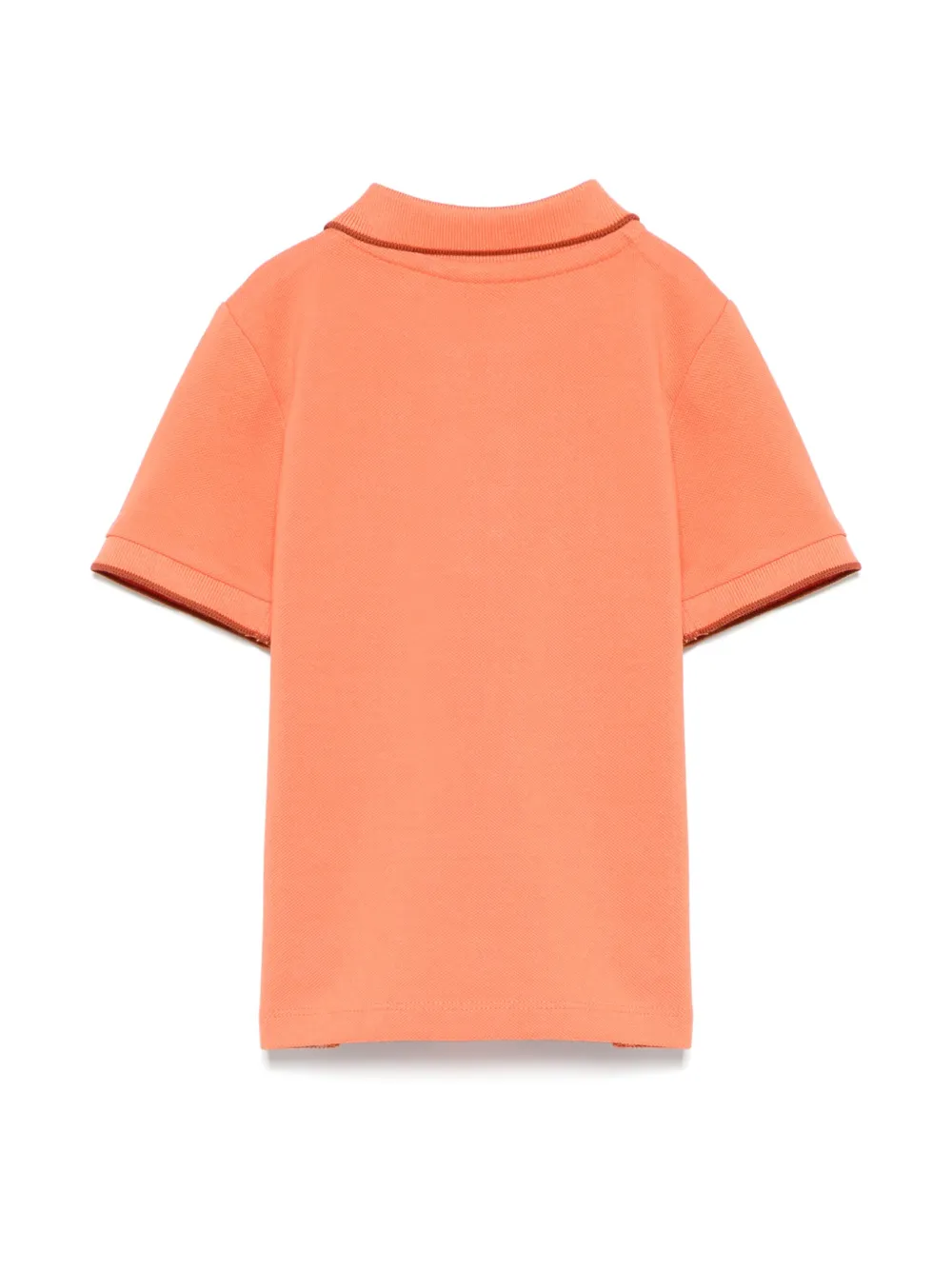 BOSS Kidswear Poloshirt met logoprint Oranje