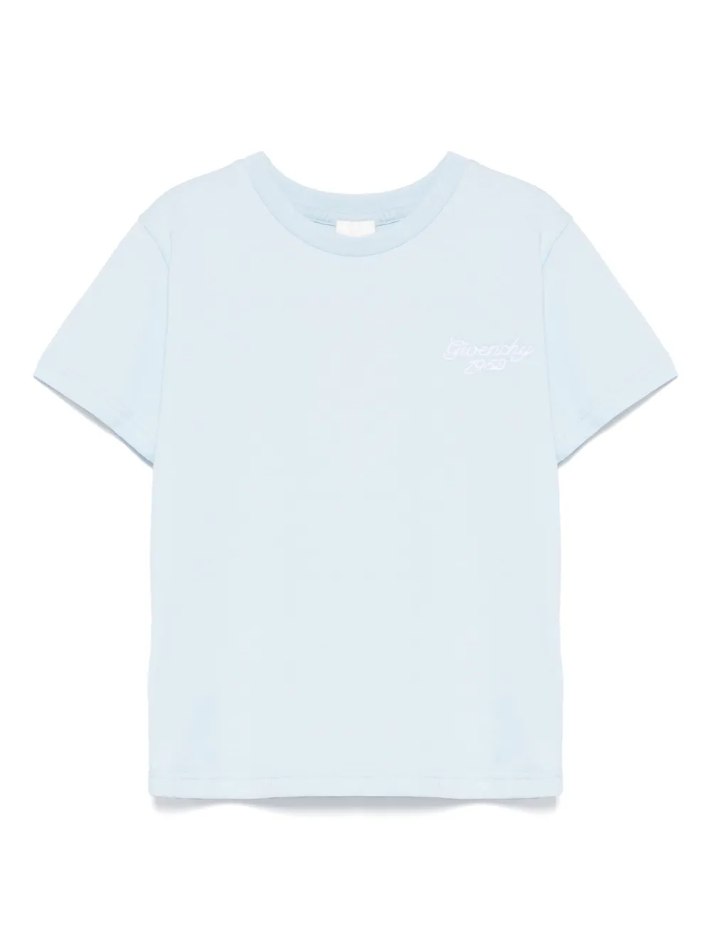 Givenchy Kids cotton T-shirt Blauw