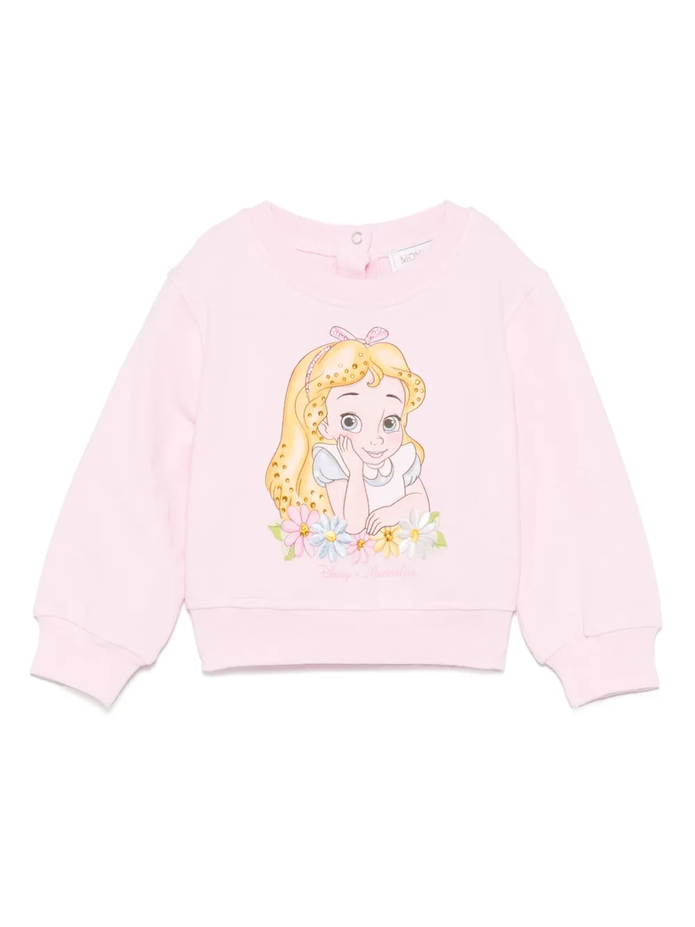 Monnalisa x Disney T-shirt met Alice-print Roze