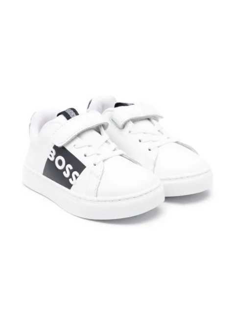 BOSS Kidswear logo-embossed sneakers