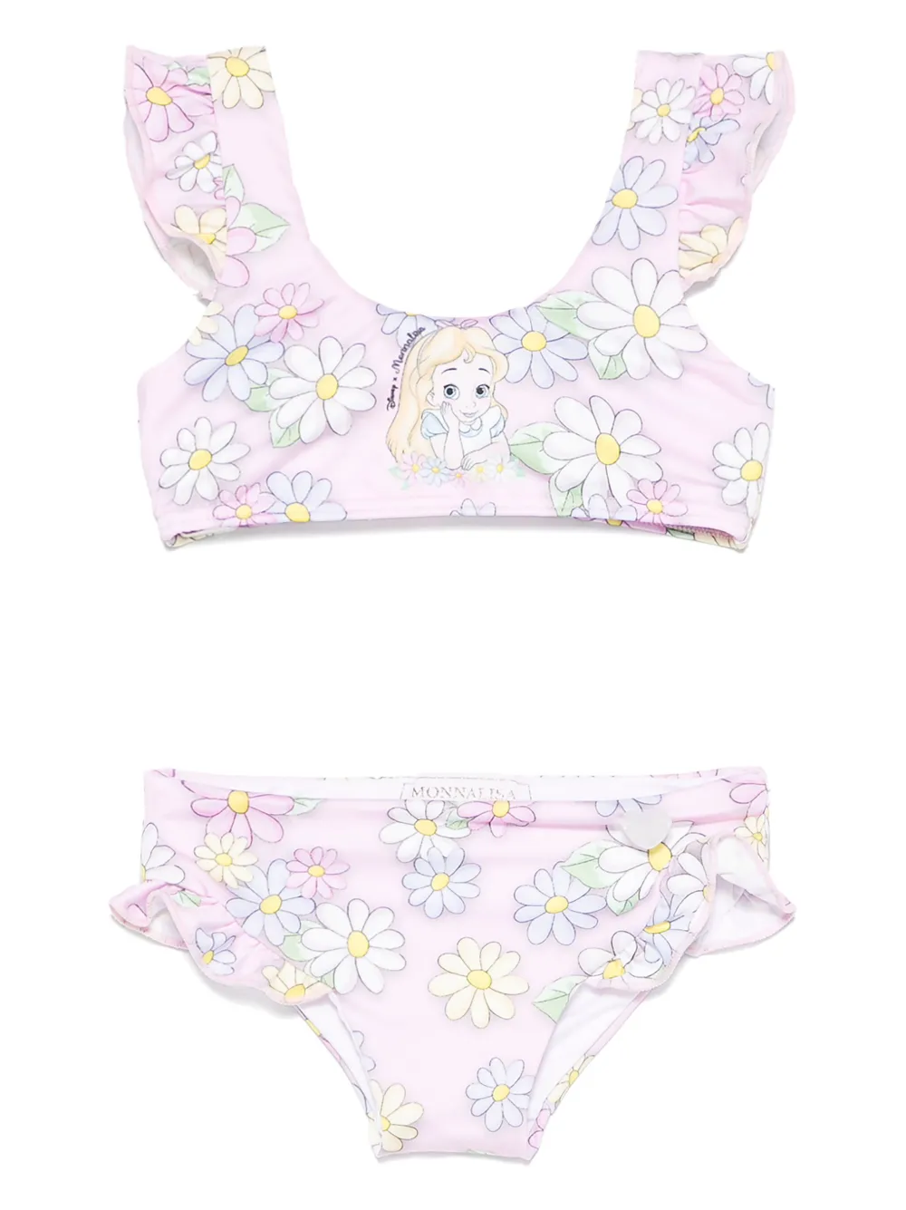 Monnalisa x Disney bikini met Alice-print Roze