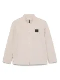 Dolce & Gabbana Kids logo-patch jacket - Neutrals
