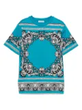 Dolce & Gabbana Kids bandana-print T-shirt - Blue