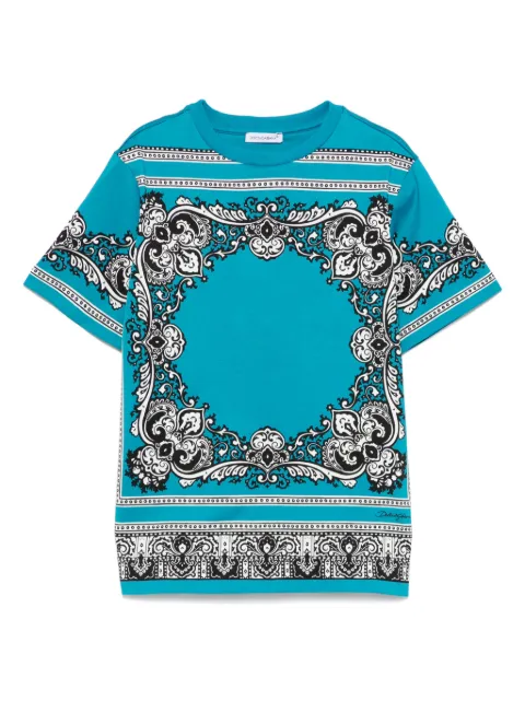 Dolce & Gabbana Kids bandana-print T-shirt