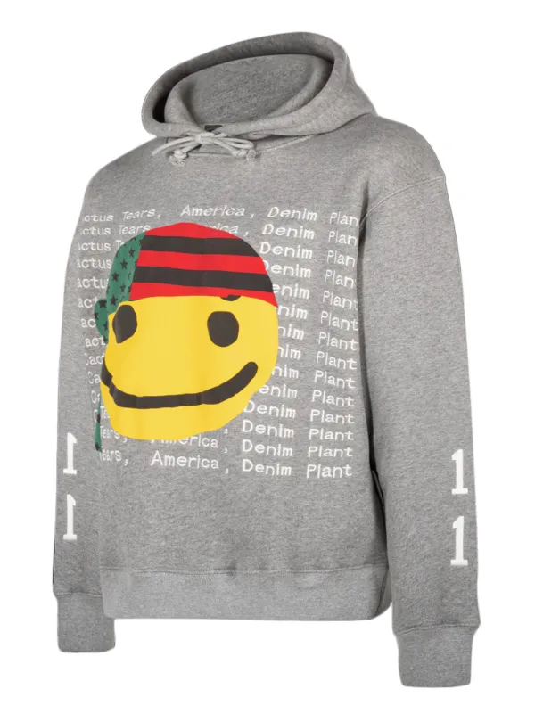 Denim Tears Cactus Tears Hoodie | Grey | FARFETCH