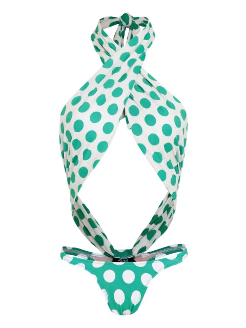 Amir Slama x Jade Jade polka-dot swimsuit