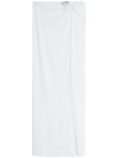 Amir Slama openwork beach skirt