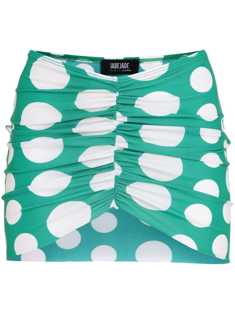 x Jade Jade polka-dot mini skirt