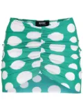 Amir Slama x Jade Jade polka-dot mini skirt - Green