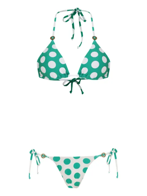 Amir Slama bikini Jade con estampado de lunares de AMIR SLAMA x Jade