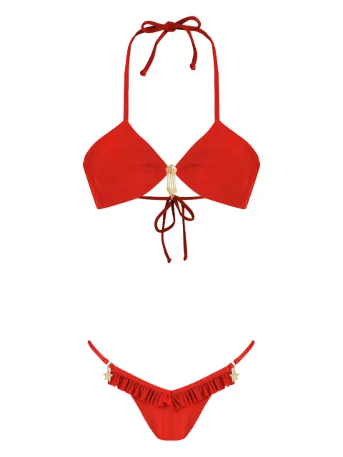 Amir Slama bikini Jade con dijes de concha de AMIR SLAMA x Jade