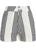 Amir Slama x Jade Jade striped shorts - White