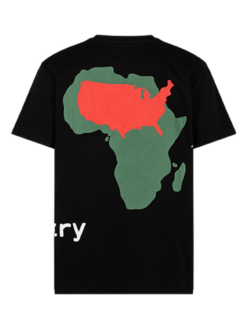 Denim Tears map-print T-shirt - Black