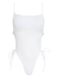 Amir Slama x Jade Jade openwork swimsuit - White