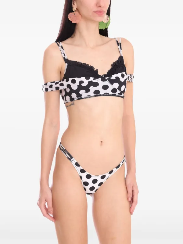 Amir Slama polka-dot Bikini Black FARFETCH IN