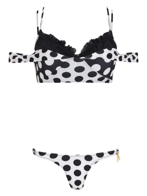 Amir Slama bikini Jade con estampado de lunares de AMIR SLAMA x Jade