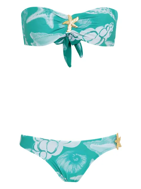Amir Slama bikini Jade con conchas de mar estampadas de AMIR SLAMA x Jade