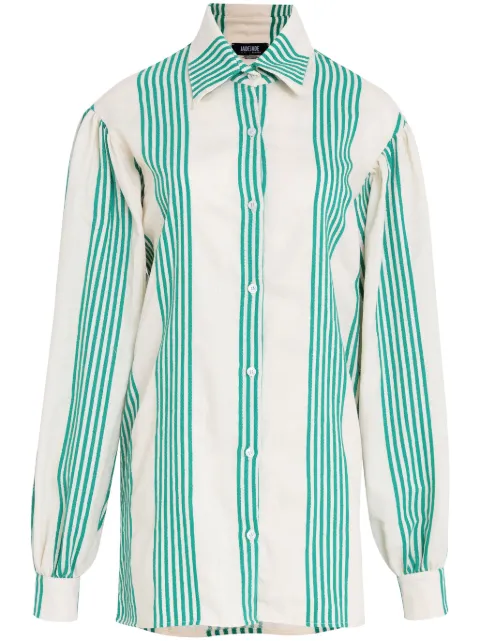 Amir Slama camisa Jade con rayas estampadas de AMIR SLAMA x Jade