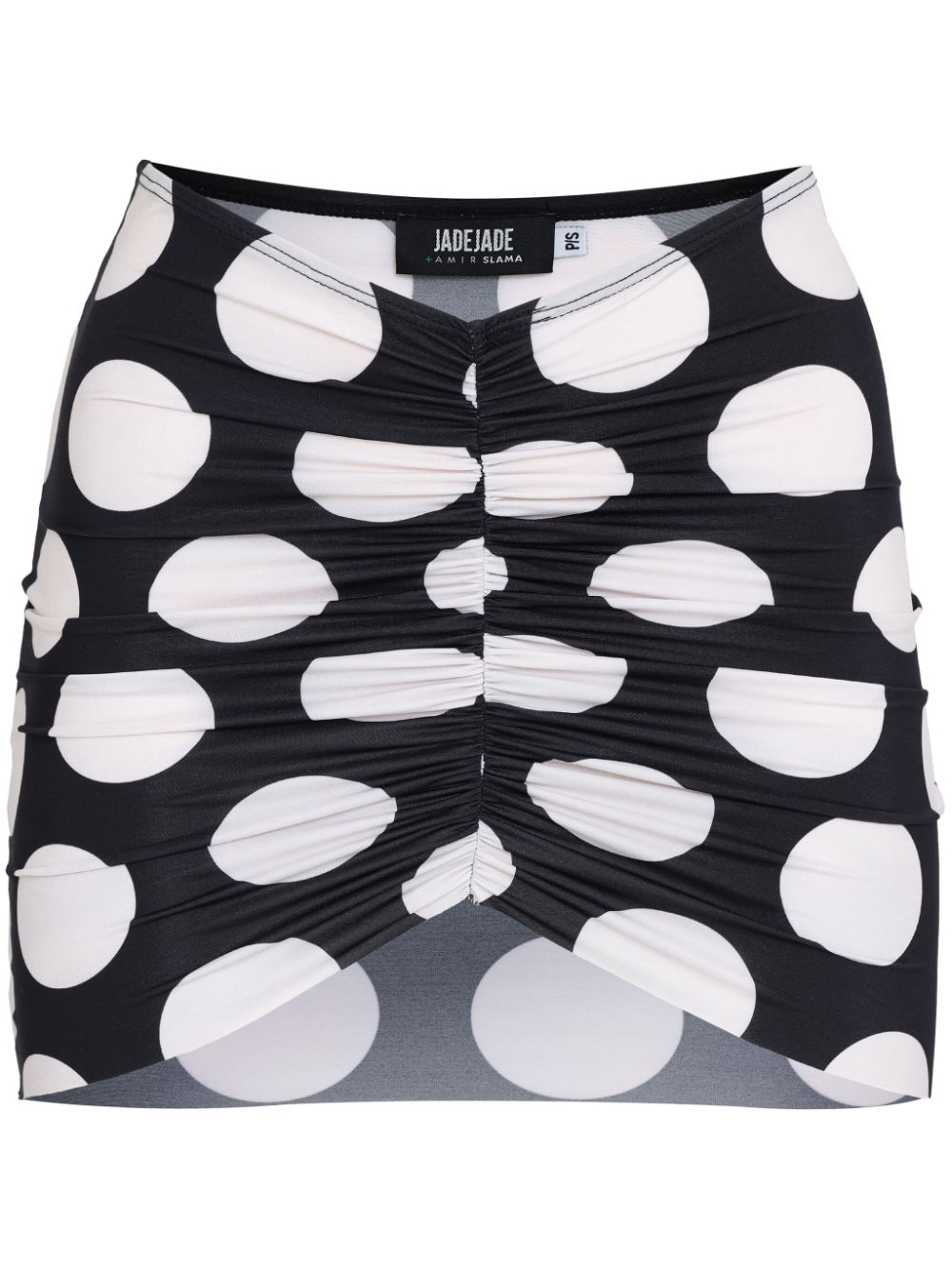 x Jade Jade polka-dot mini skirt