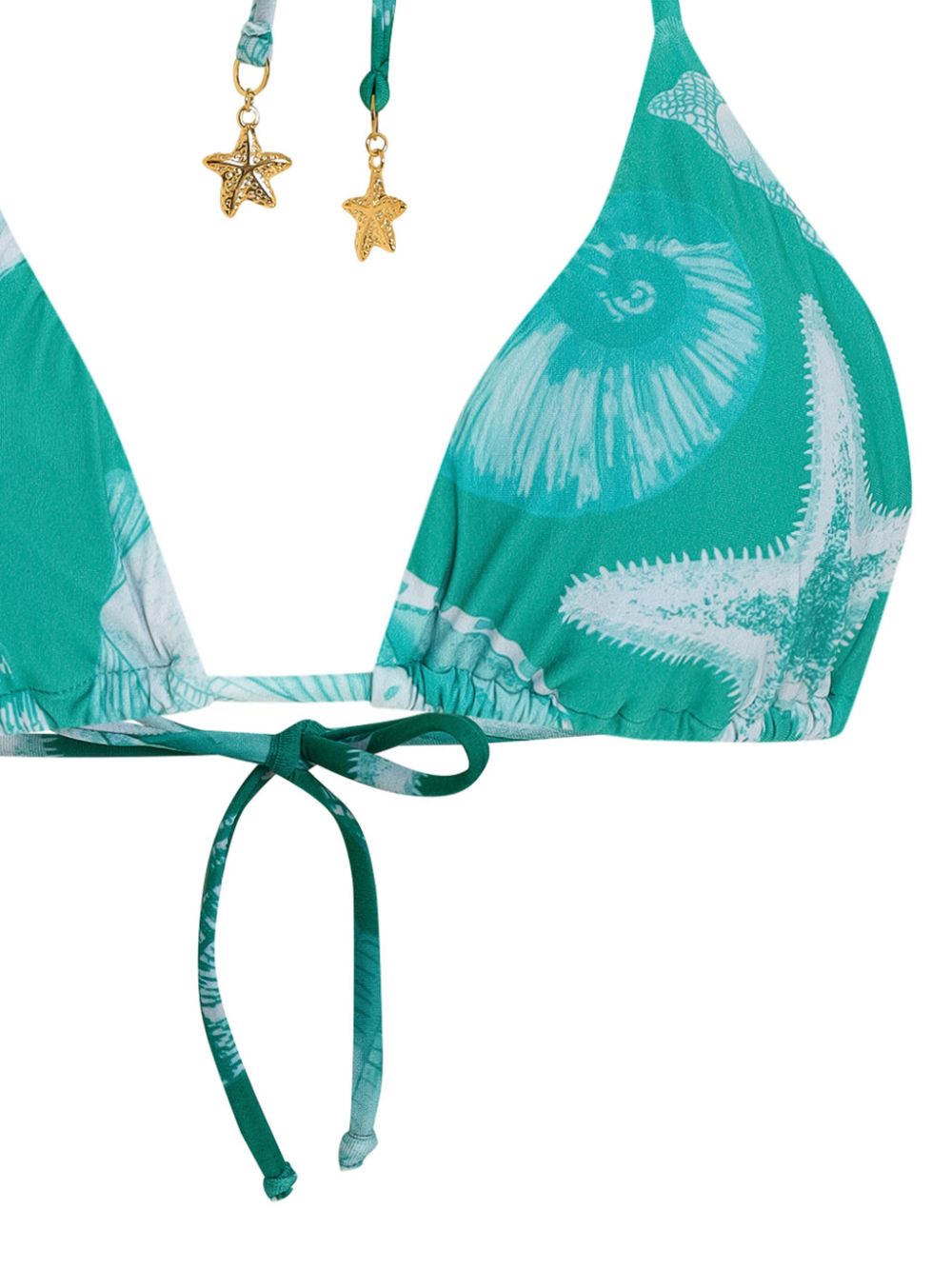 Amir Slama x Jade Picon bikini met zeesterprint - Groen