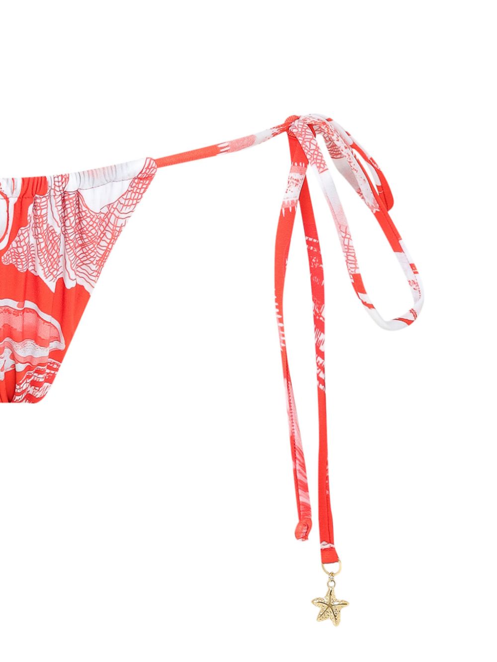 Amir Slama x Jade Picon bikini met zeesterprint - 13 RED/WHITE