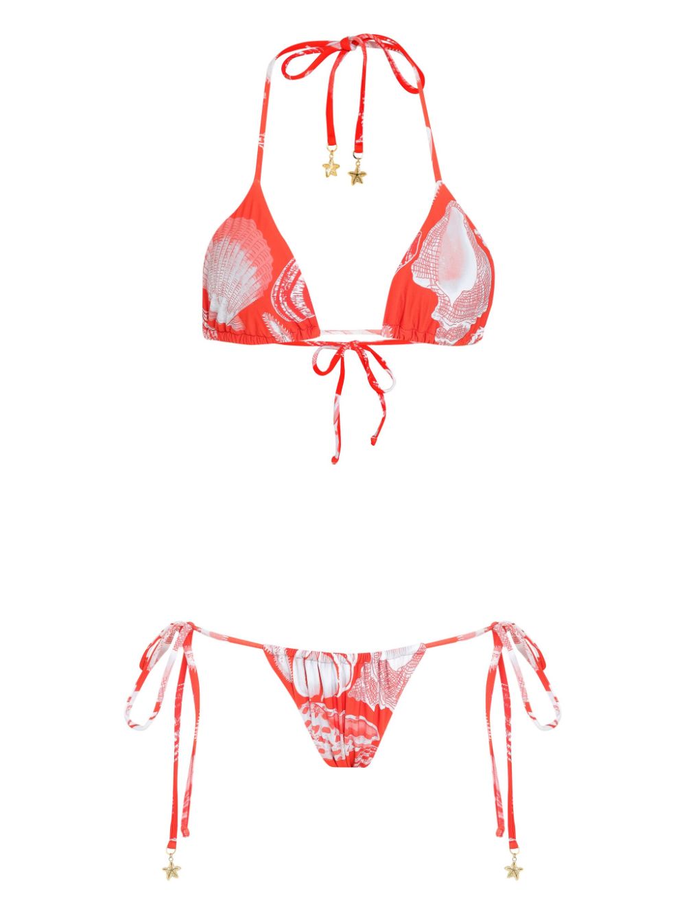 Amir Slama x Jade Picon bikini met zeesterprint 13 RED WHITE