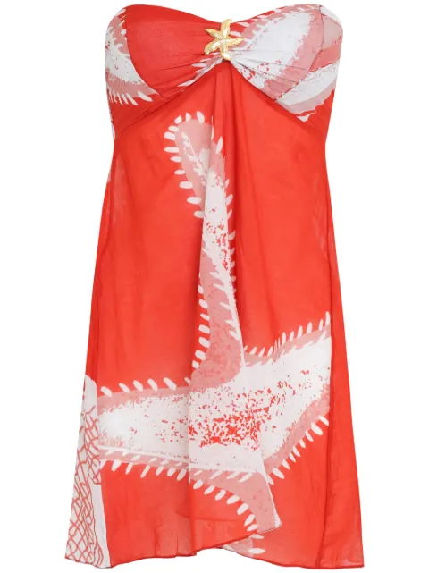 Amir Slama x Jade Jade starfish-print mini dress