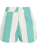 Amir Slama striped shorts - White