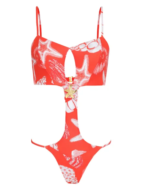 Amir Slama starfish-print swimsuit