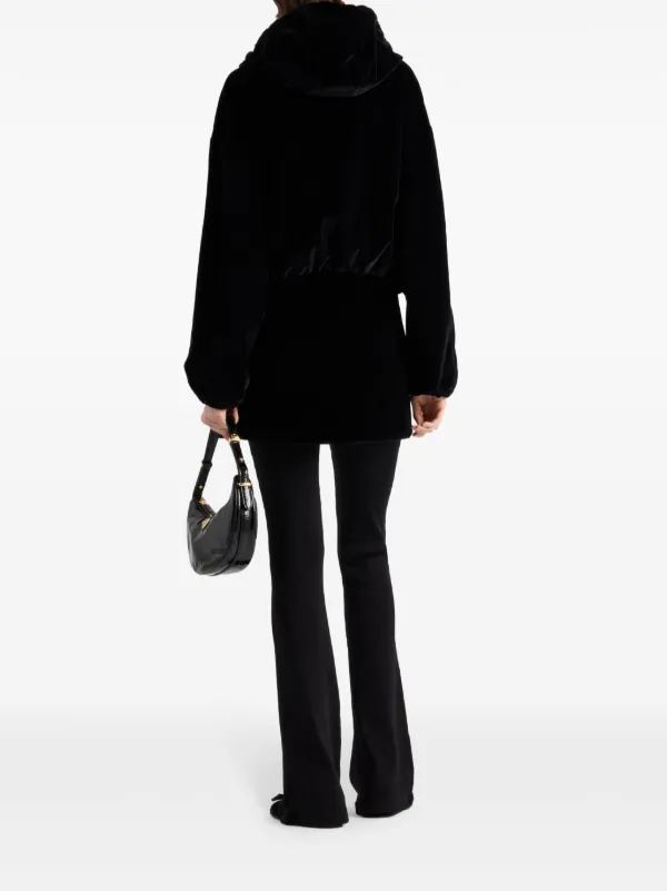 【プラダ・PRADA】Velvet jacket Prada Velvet Jacket | Black | FARFETCH