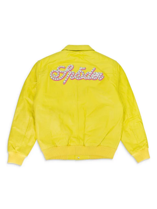 SP5DER レザージャケット | イエロー | FARFETCH JP