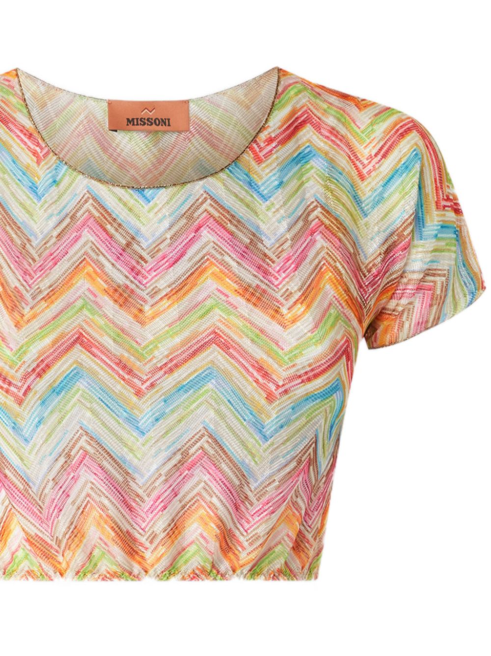 Missoni zigzag-knit top - Oranje