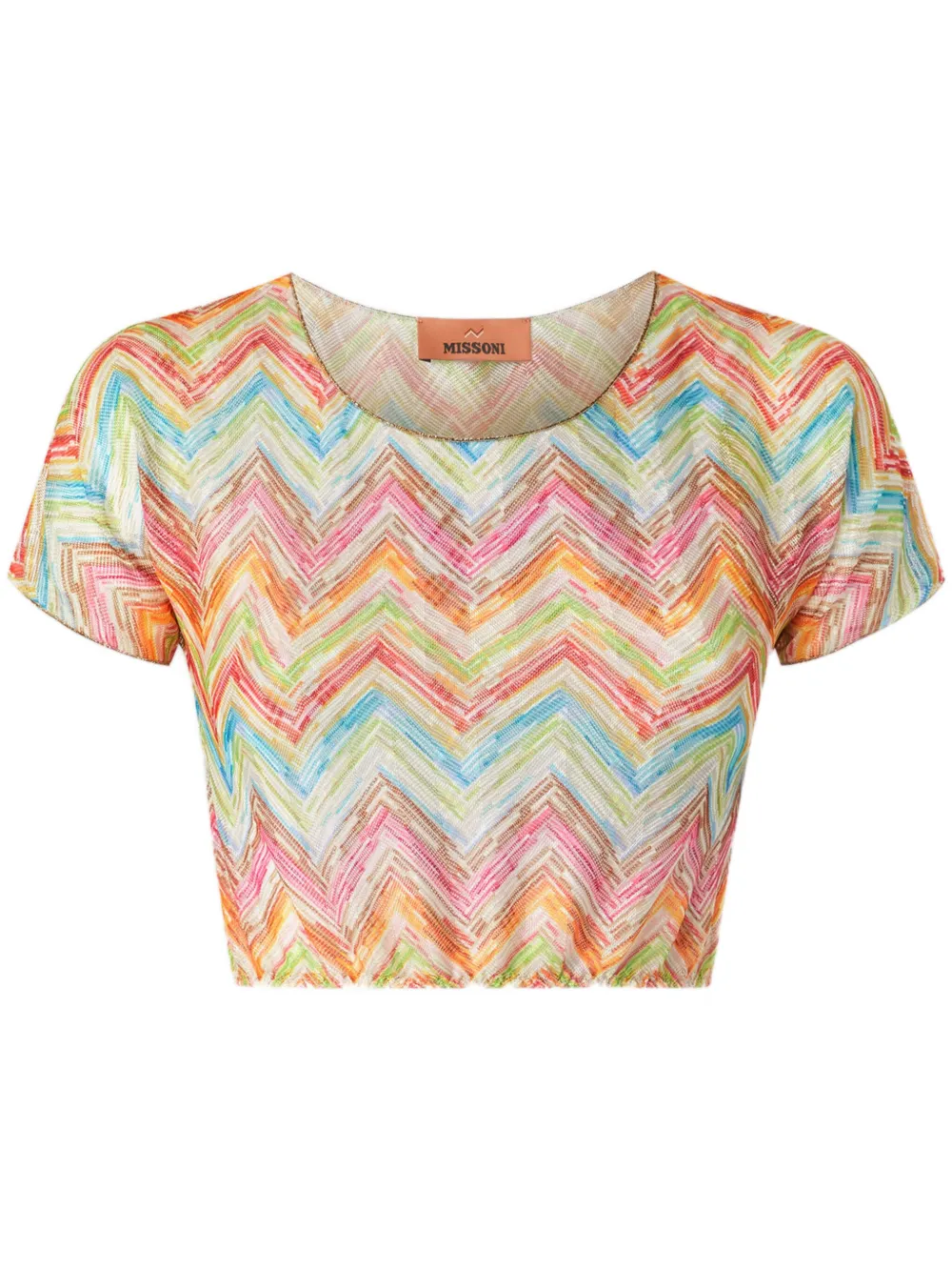 Missoni Top met zigzag gebreide Oranje