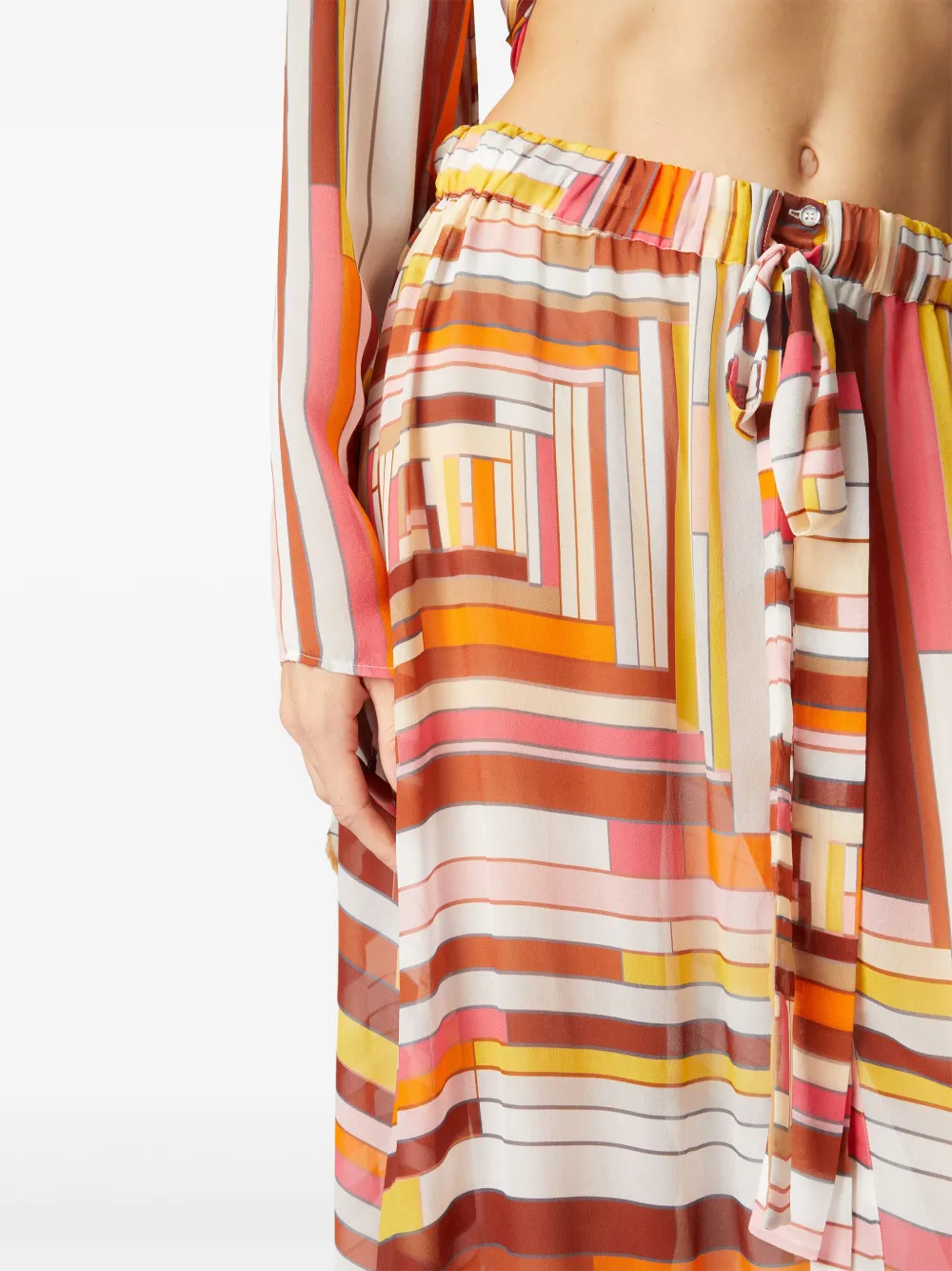 Missoni Maxi-rok met print Oranje