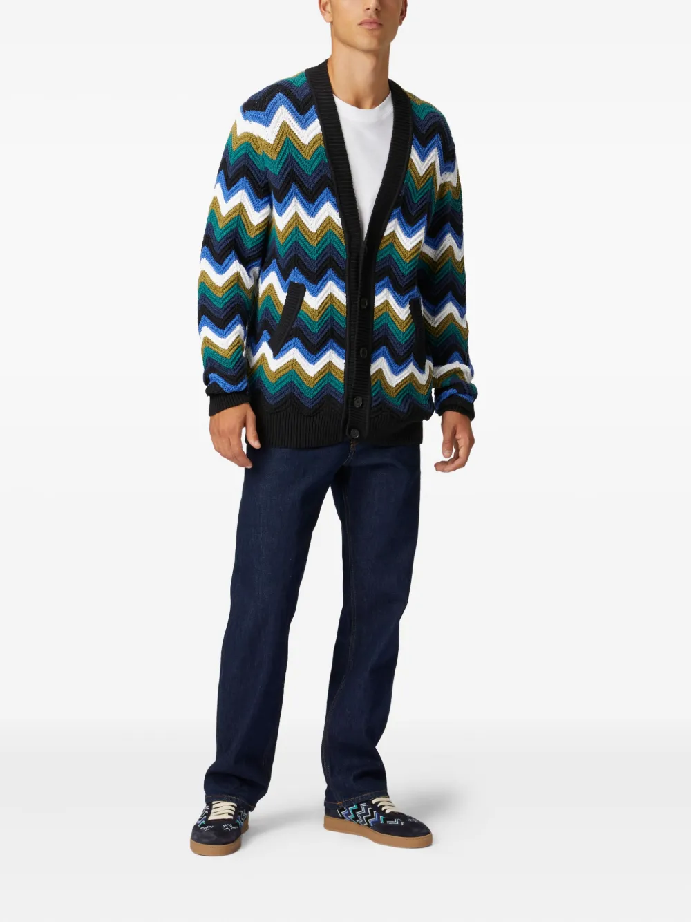 Missoni chevron-knit cardigan | Cardigans | Image 2