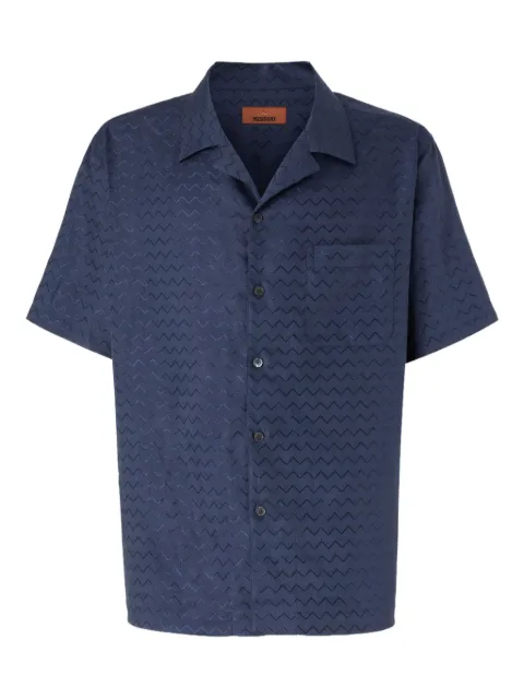 Missoni camisa con motivo en jacquard