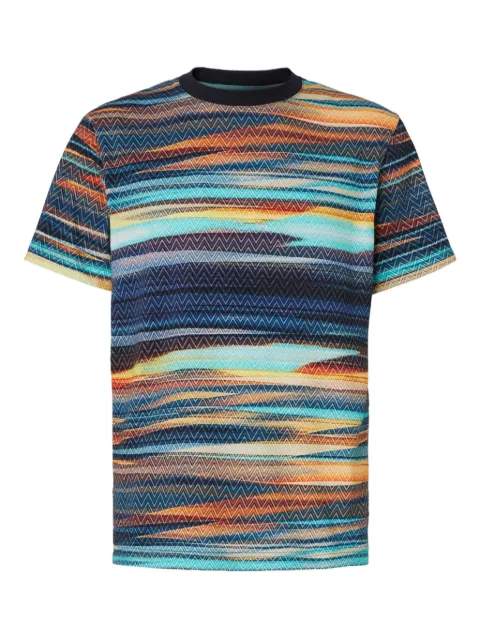 Missoni playera con estampado en zigzag