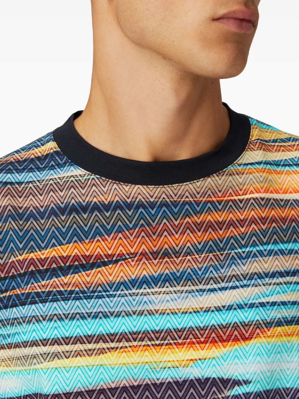 Missoni T-shirt met print Blauw