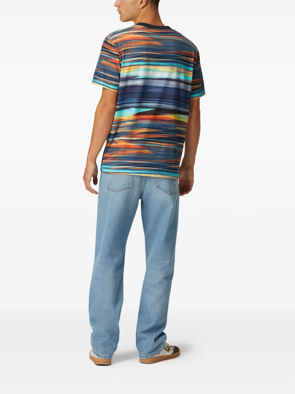 Missoni T-shirt met print Blauw