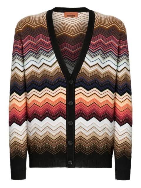 Missoni chevron-pattern V-neck cardigan