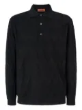 Missoni zigzag-woven polo shirt - Black