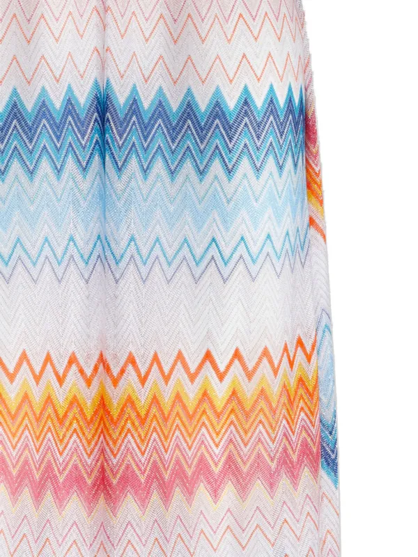 Missoni Zigzag Lamé Trousers | Blue | FARFETCH